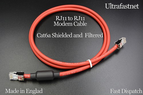 Rj12 red filtered - 2m, rj12/rj12