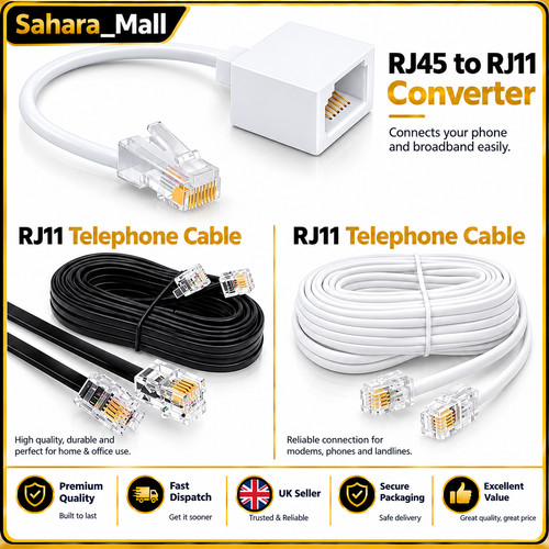 Rj45 rj11 converter - converter, adapter