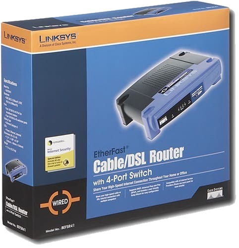 Linksys etherfast cable - linksys, dsl